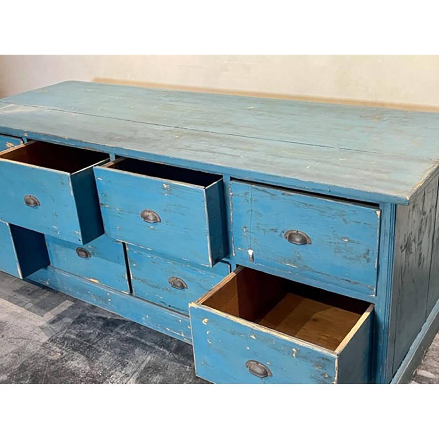 Antique Cabinet with Eight Drawers FR-0169 For Sale 7