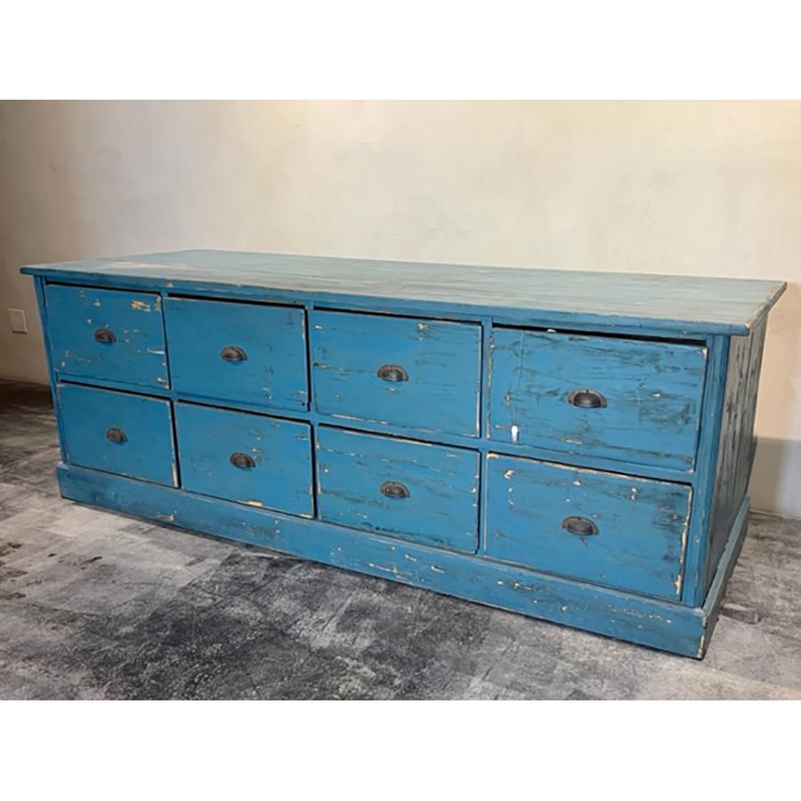 20th Century Antique Cabinet with Eight Drawers FR-0169 For Sale