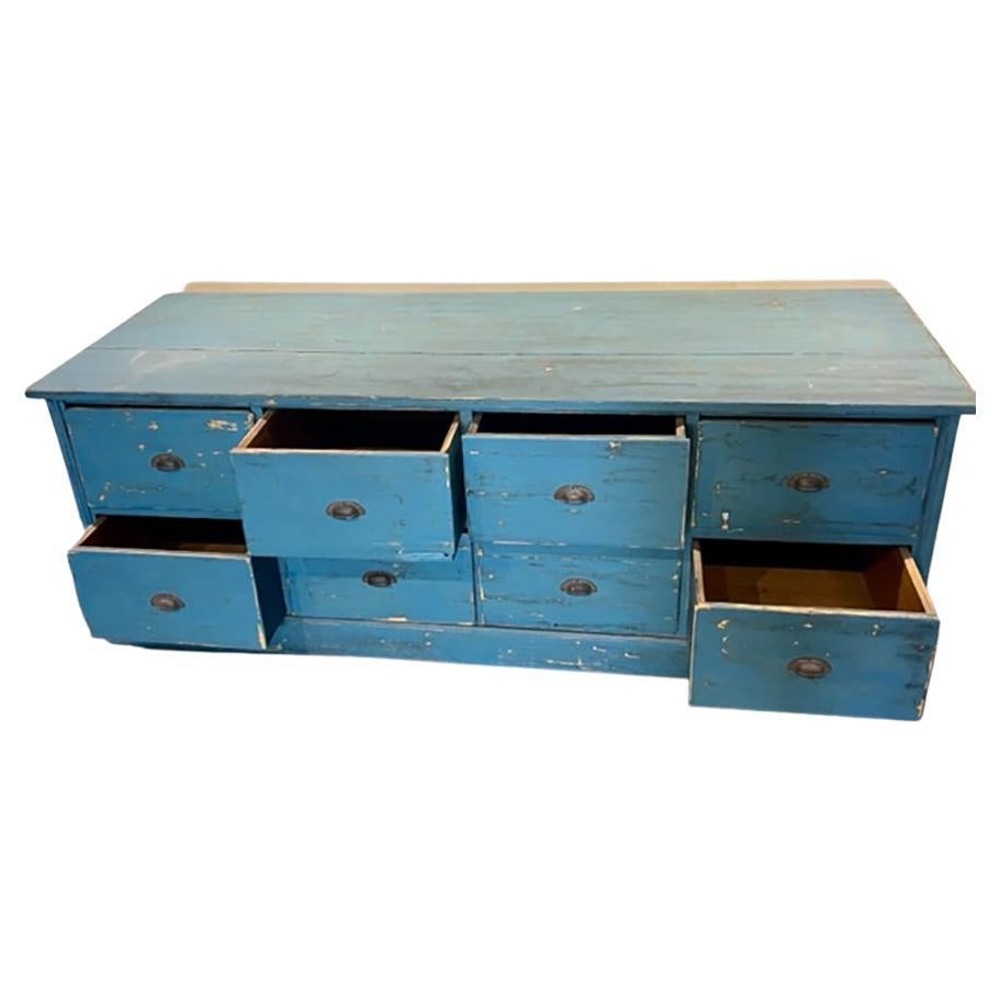 Antique Cabinet with Eight Drawers FR-0169 For Sale