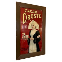 Antique Cacao Droste Advertising Carboard, 1930s