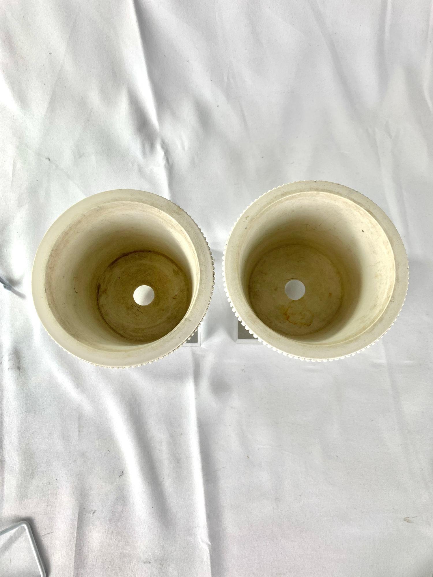 Antique Cache Pots Pair by Ridgway Neoclassical England Circa 1820 3