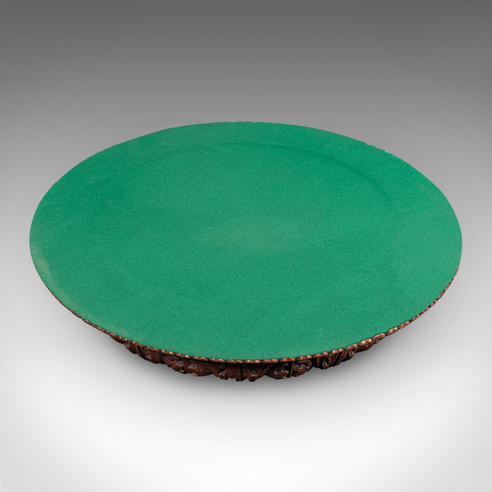 Présentoir à gâteaux ancien, allemand, Oak, centre de table en miroir, victorien en vente 4