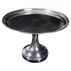 Antique Cake Stand, English, Silver Plate Serving Dish, Afternoon Tea, Victorian