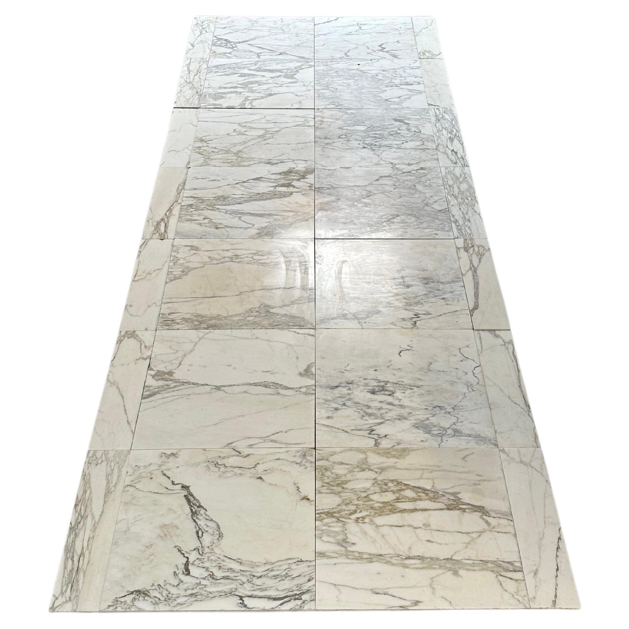 Antique Calacatta Marble Flooring For Sale