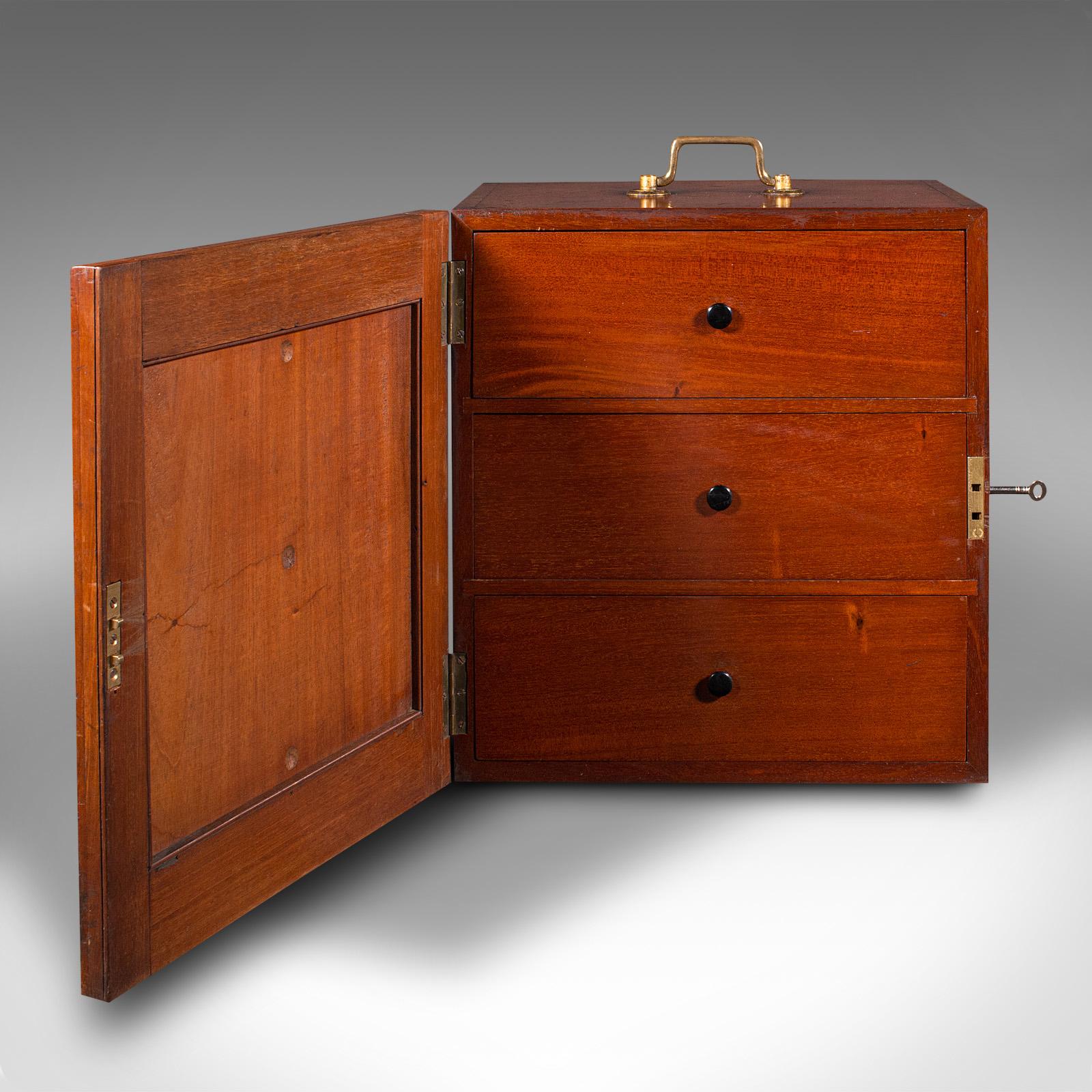 Antique Calligrapher's Case, English, Specimen, Collector's Cabinet, Victorian In Good Condition For Sale In Hele, Devon, GB