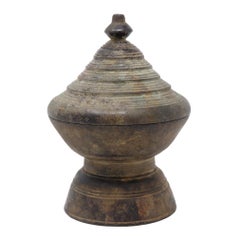 Antique Cambodian Bronze Chetey Betelnut Box