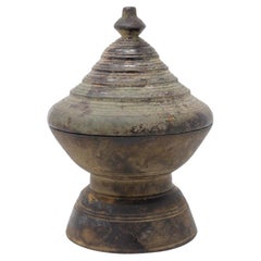 Antique Cambodian Bronze Chetey Betelnut Box