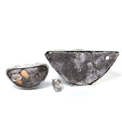 Antique Cambodian Silver Seated Buddha Sculpture