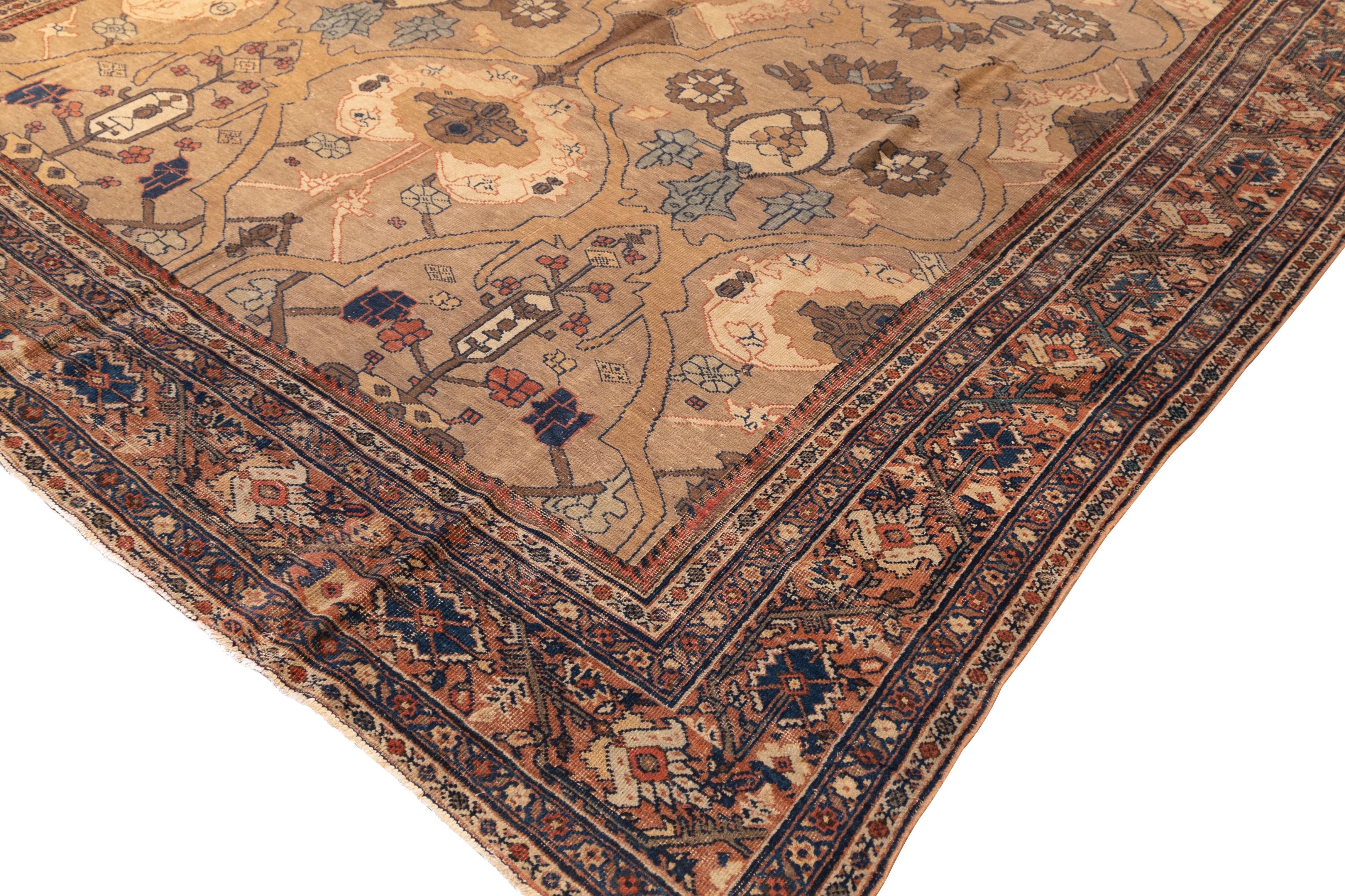 Sultanabad Antique Camel field  Mahal late 19th century For Sale