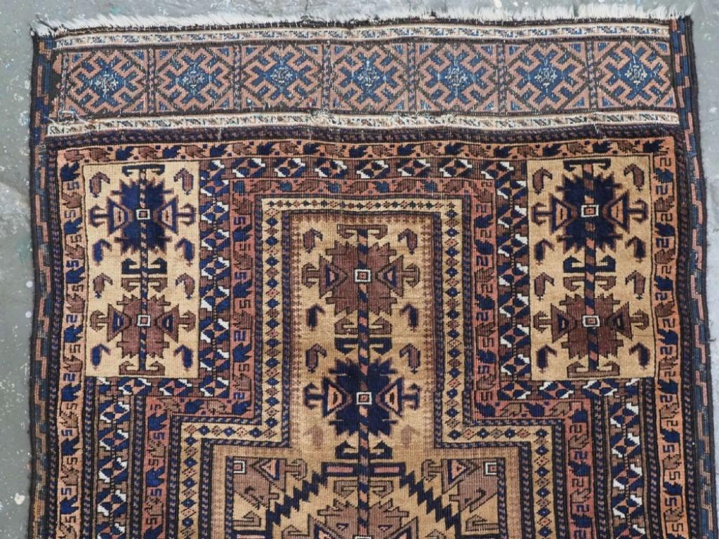 Antiker Gebetsteppich der Timuri-Stämme auf Kamelgrund, CIRCA 1880 (Afghanisch) im Angebot