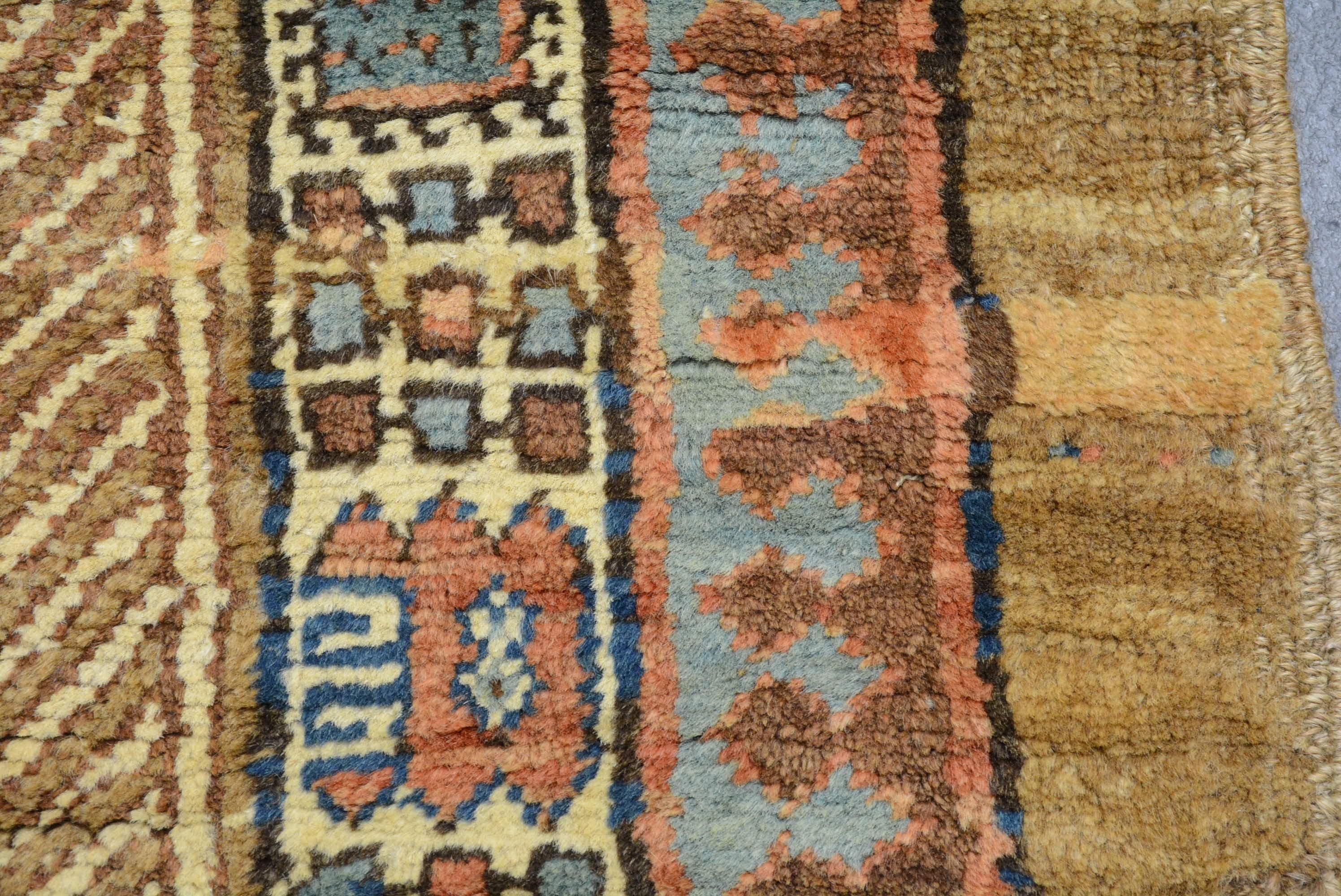 Antique Camel Hair Bakshaish Rug For Sale 1