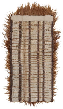 Antique Camel Hair Chinese Primitive Pile Rug