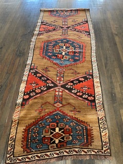 Antique Camel Hair Sarab Runner circa 1929