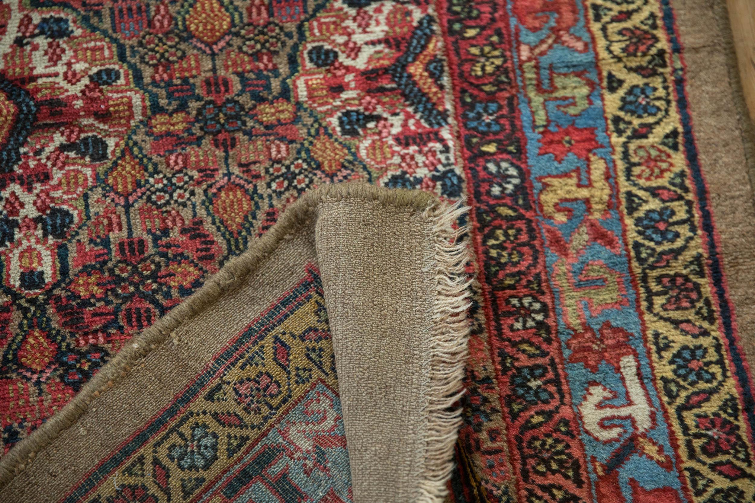 Antique Camel Hair Serab Rug Runner For Sale 5