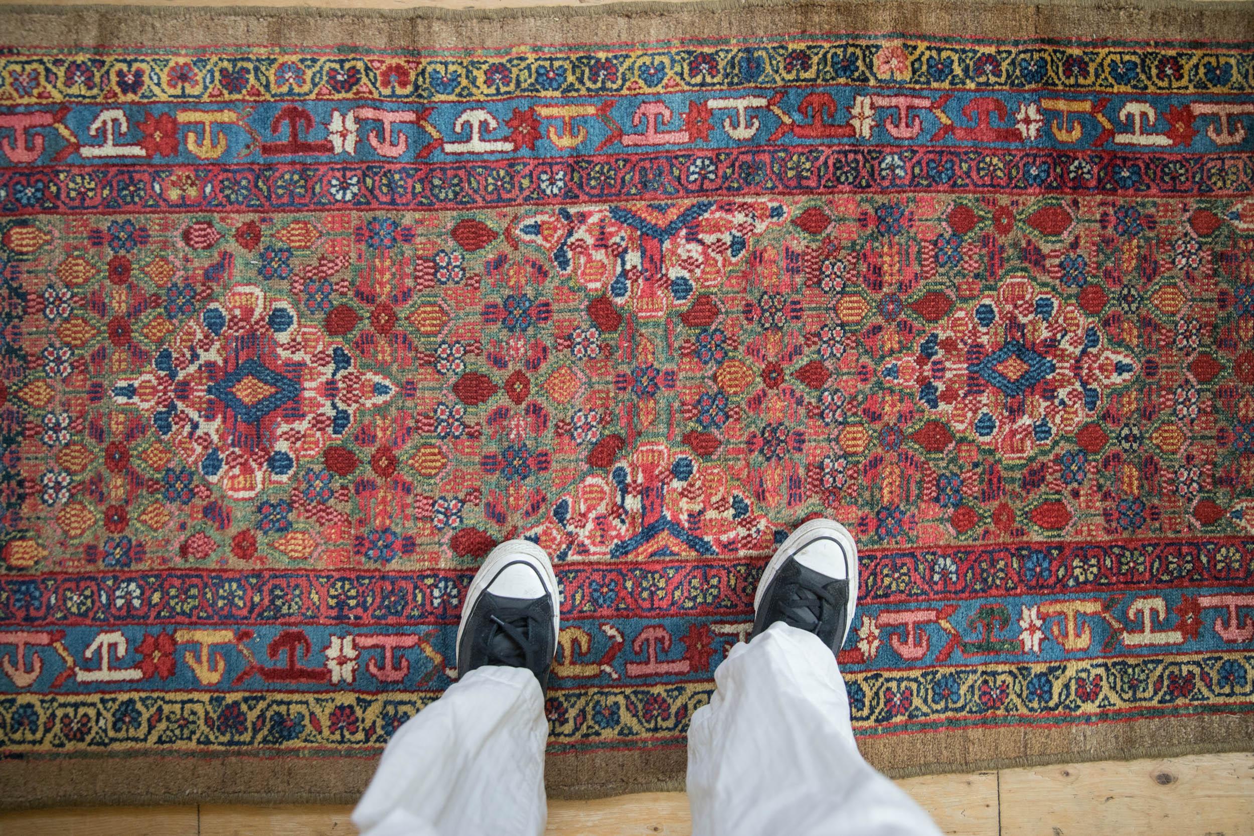 :: Allover covered field in a Henna plant design with pomegranates and scallop contoured main minor medallions. Likely made with authentic camel hair. Colors and shades include: Camel, sky blue, powder blue, cherry red, pink, blush, pale gold,