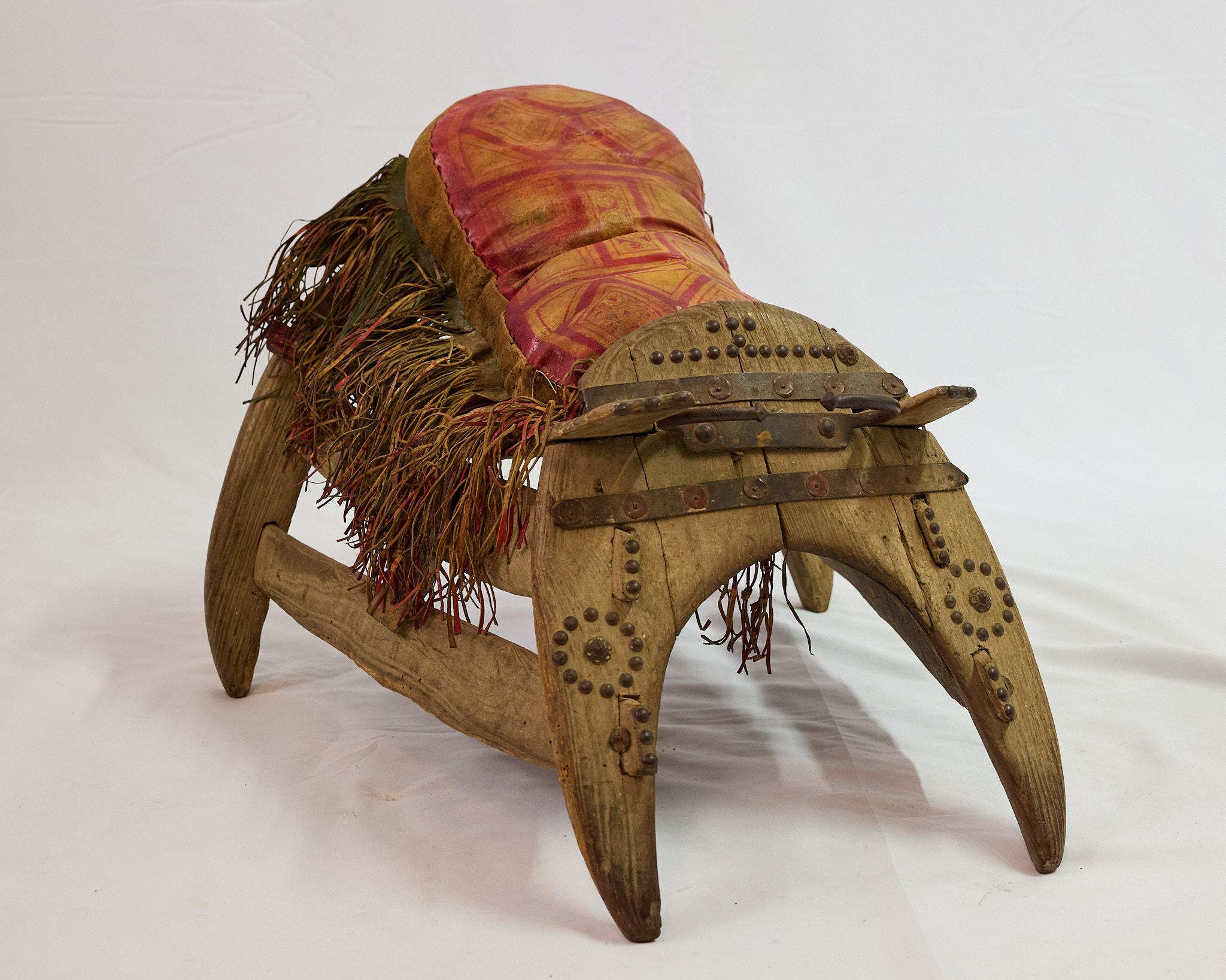 Primitive Antique Camel Saddle For Sale
