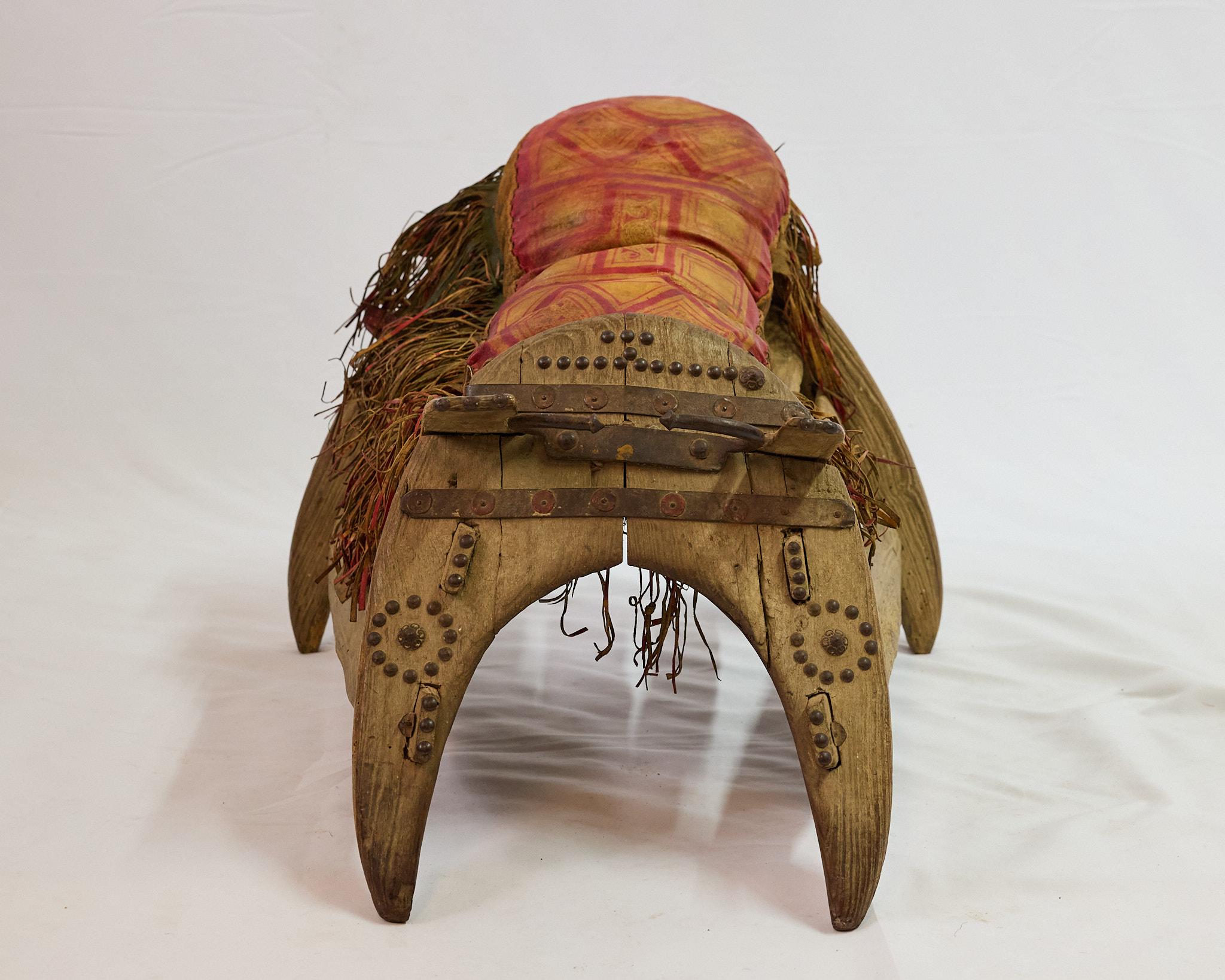 Moroccan Antique Camel Saddle For Sale