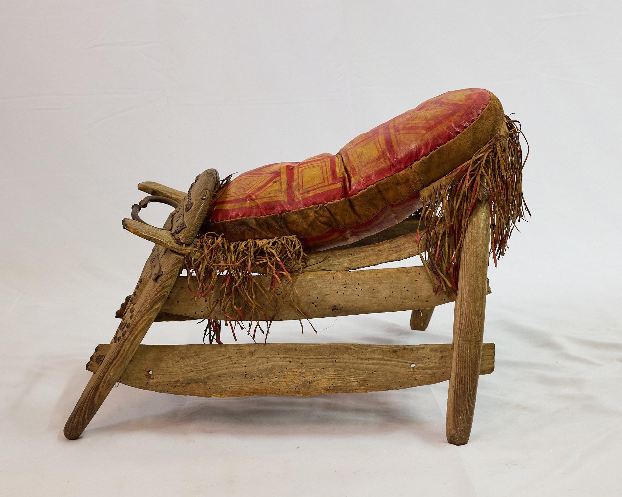 Leather Antique Camel Saddle For Sale
