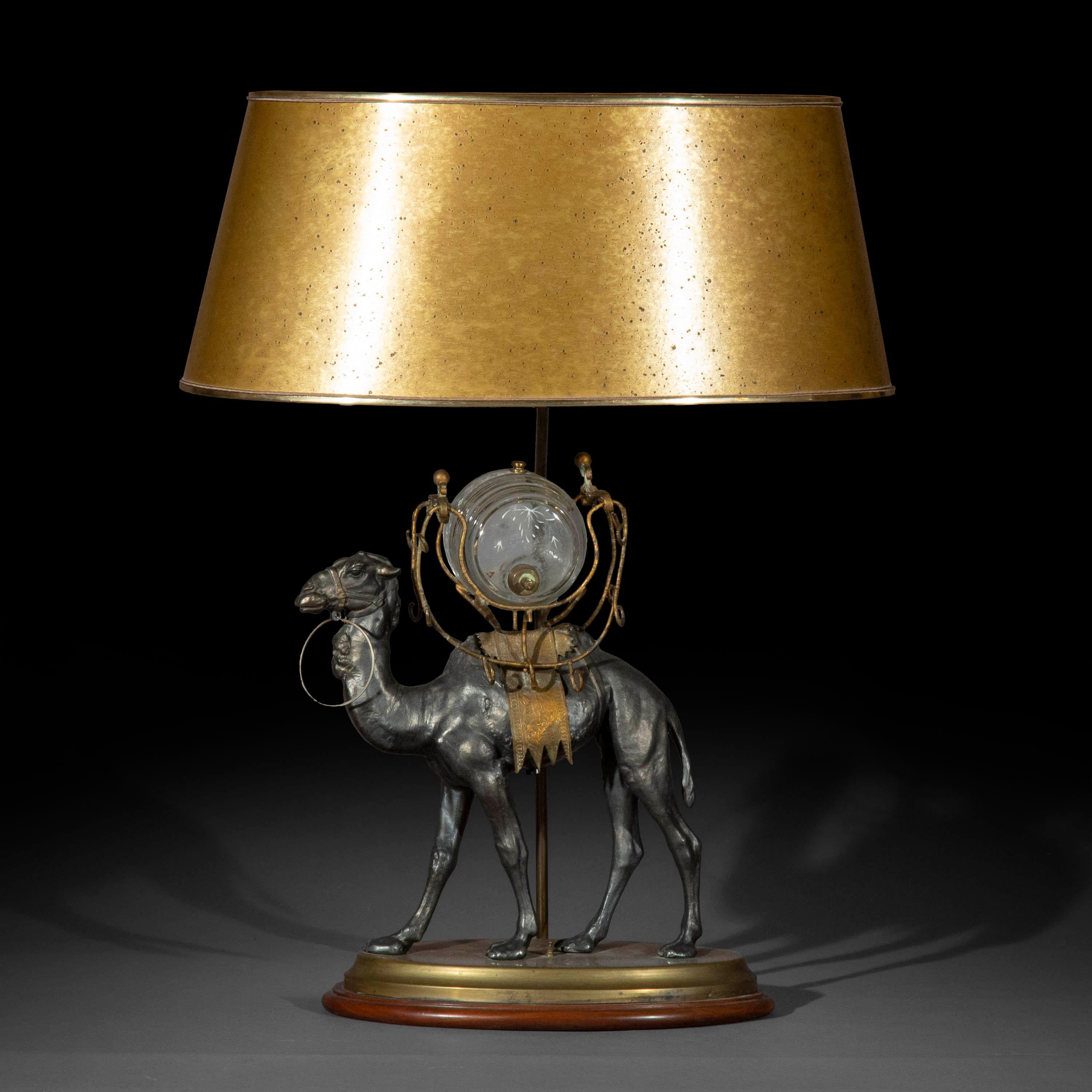 vintage camel lamp