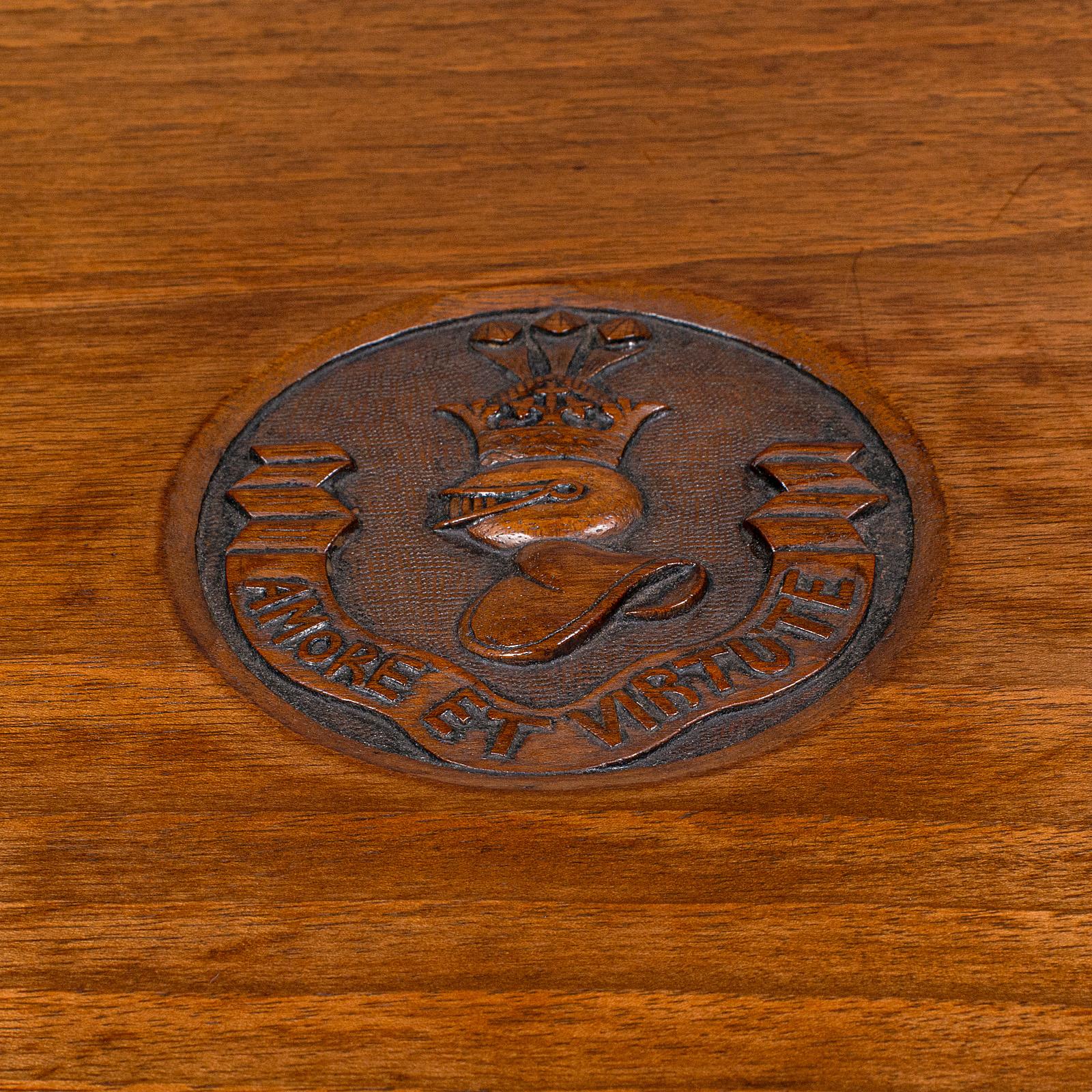 Ancienne table de mess Campaigner, anglaise, noyer, ovale, occasionnelle, victorienne, 1900 en vente 2