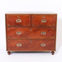 Antique Campaign Style Chest