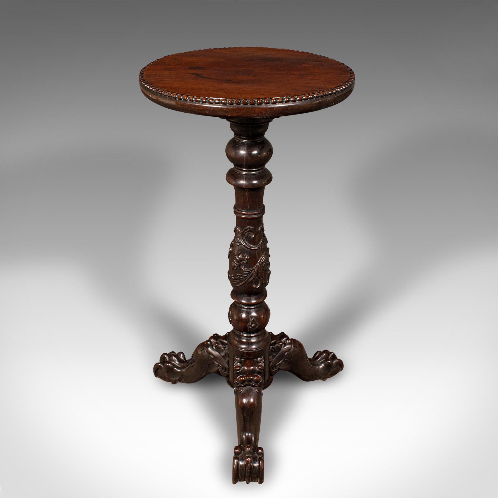 Antique Campaigner Torchere, English, Side Table, Planter Stand, William IV, 1835 Bon état - En vente à Hele, Devon, GB