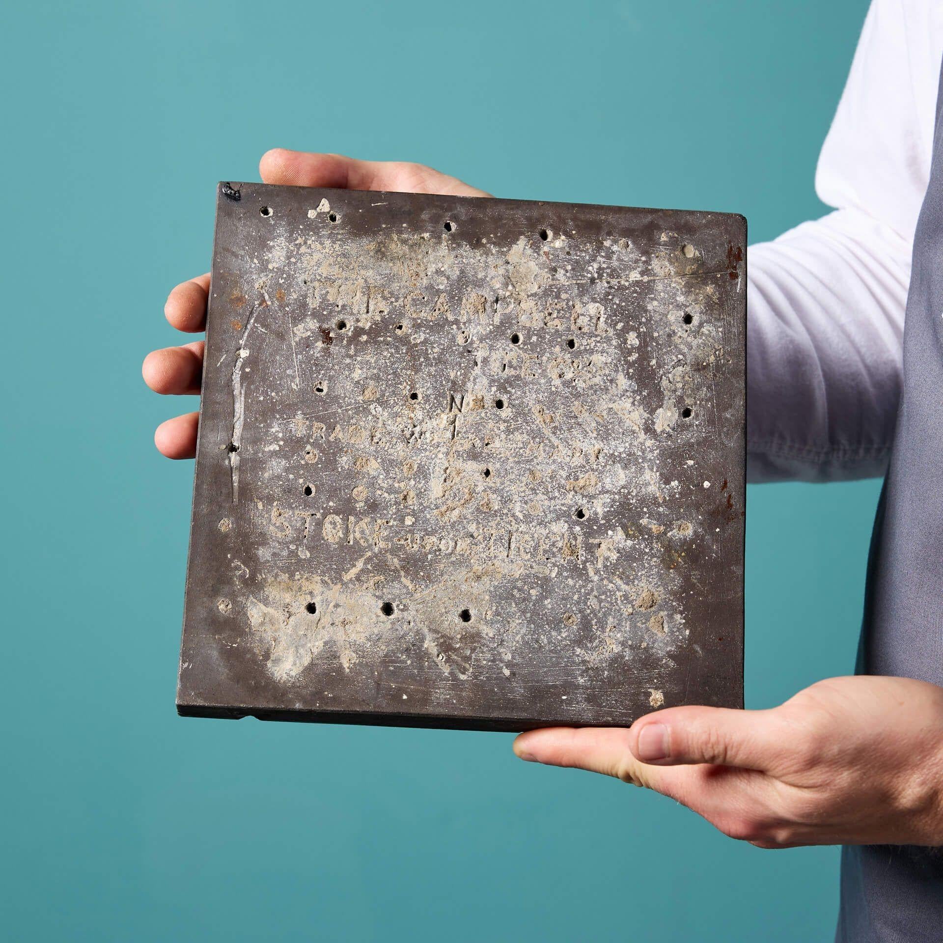 Anglais carreaux anciens Campbell Tile Co en vente