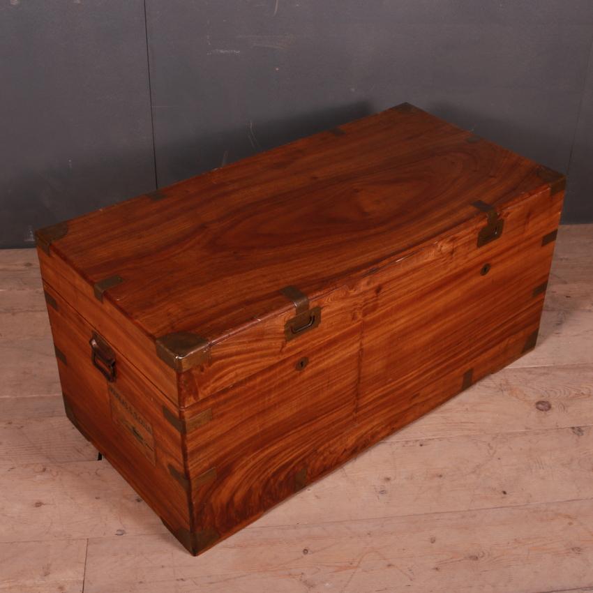 European Antique Camphor Blanket Chest