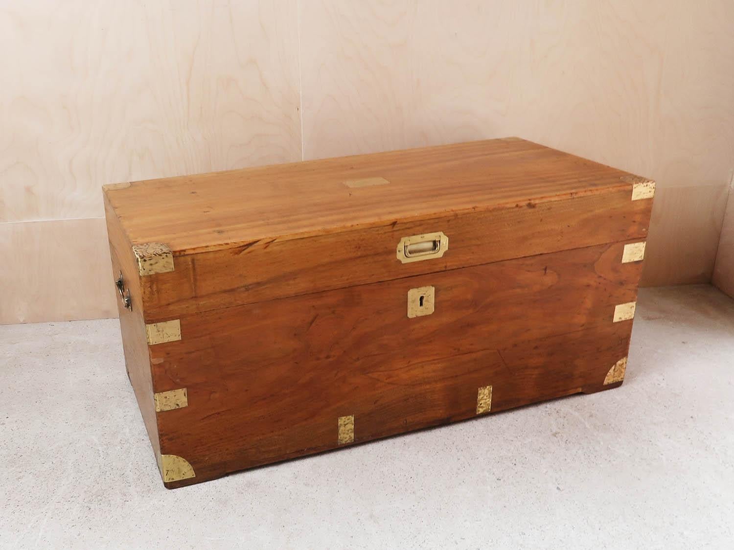 Antique Camphor Chest, English, 19th Century In Good Condition In St Annes, Lancashire