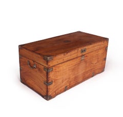 Antique Camphor Wood Box, c 1880