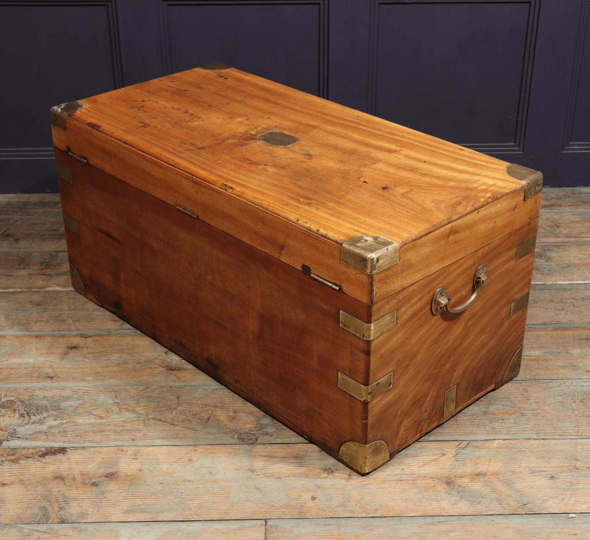 Antique Camphor wood Box c1860 6