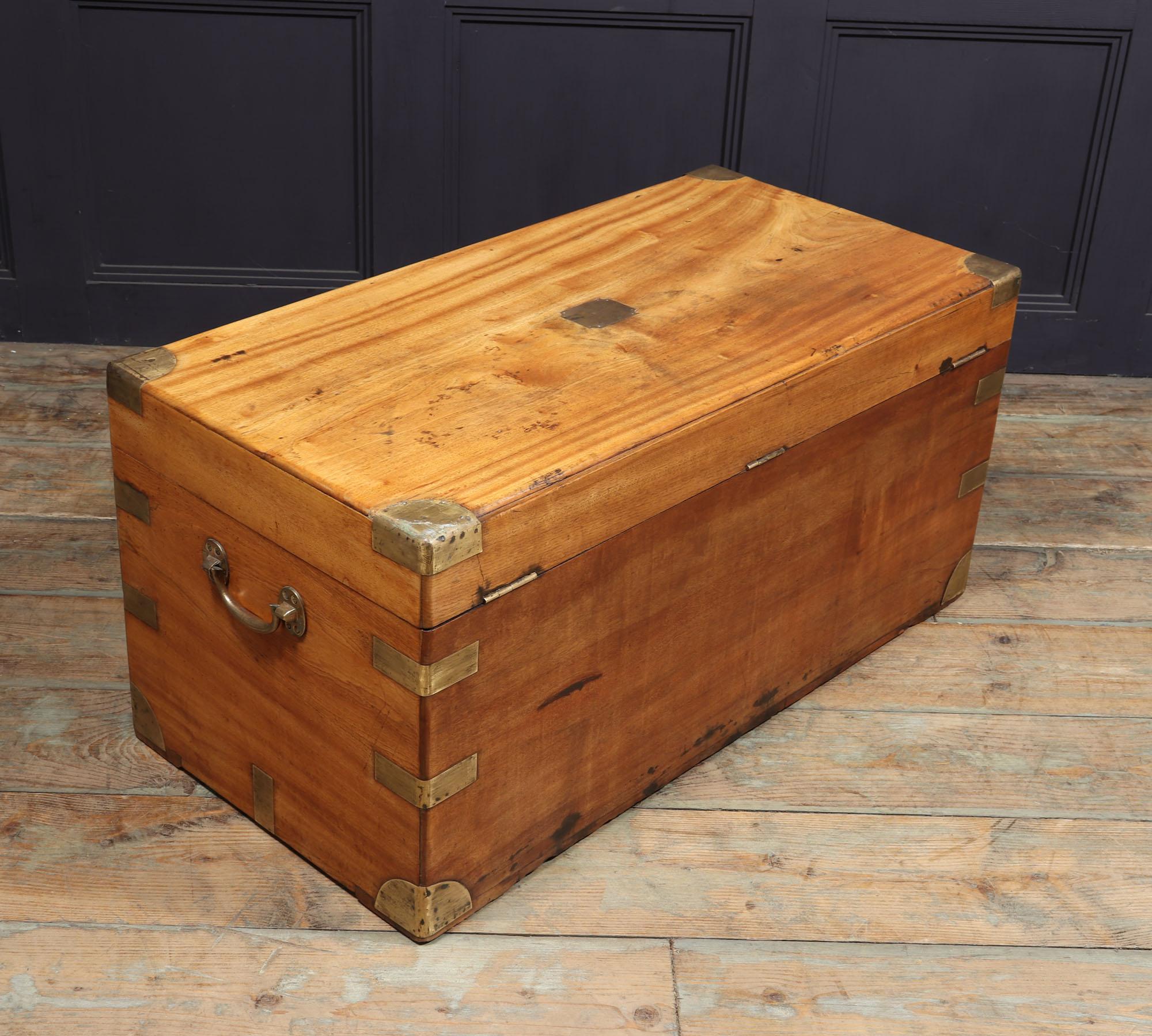Antique Camphor wood Box c1860 8