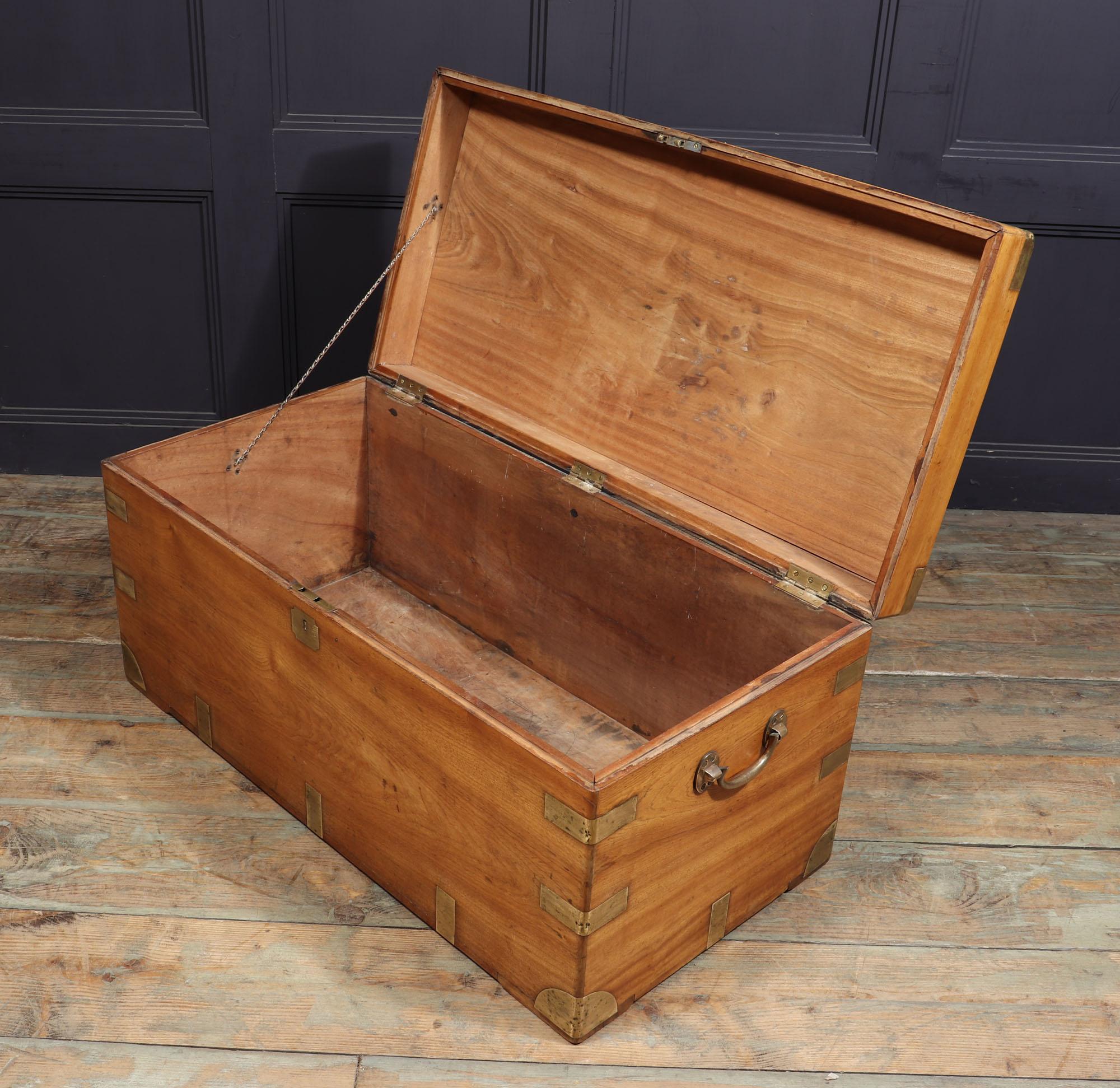Antique Camphor wood Box c1860 9