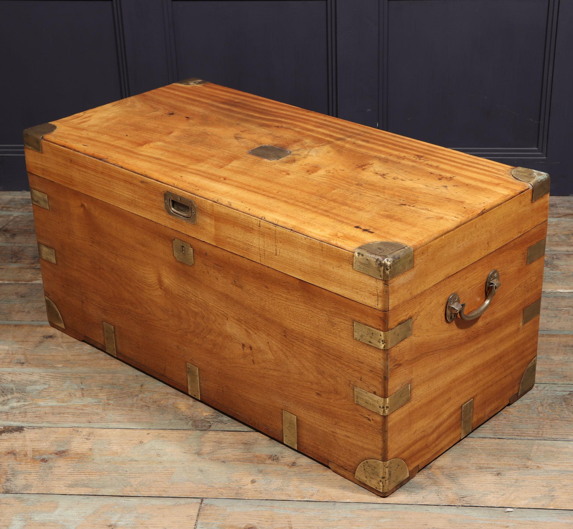 19th Century Antique Camphor wood Box c1860