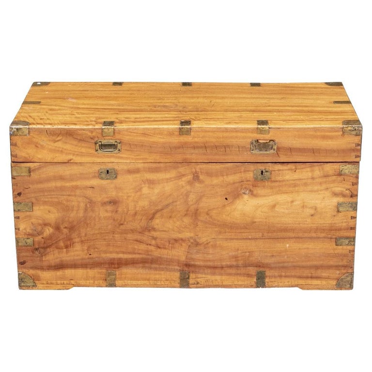 SOLD – Vintage / Industrial Steamer Trunk Coffee Table – The
