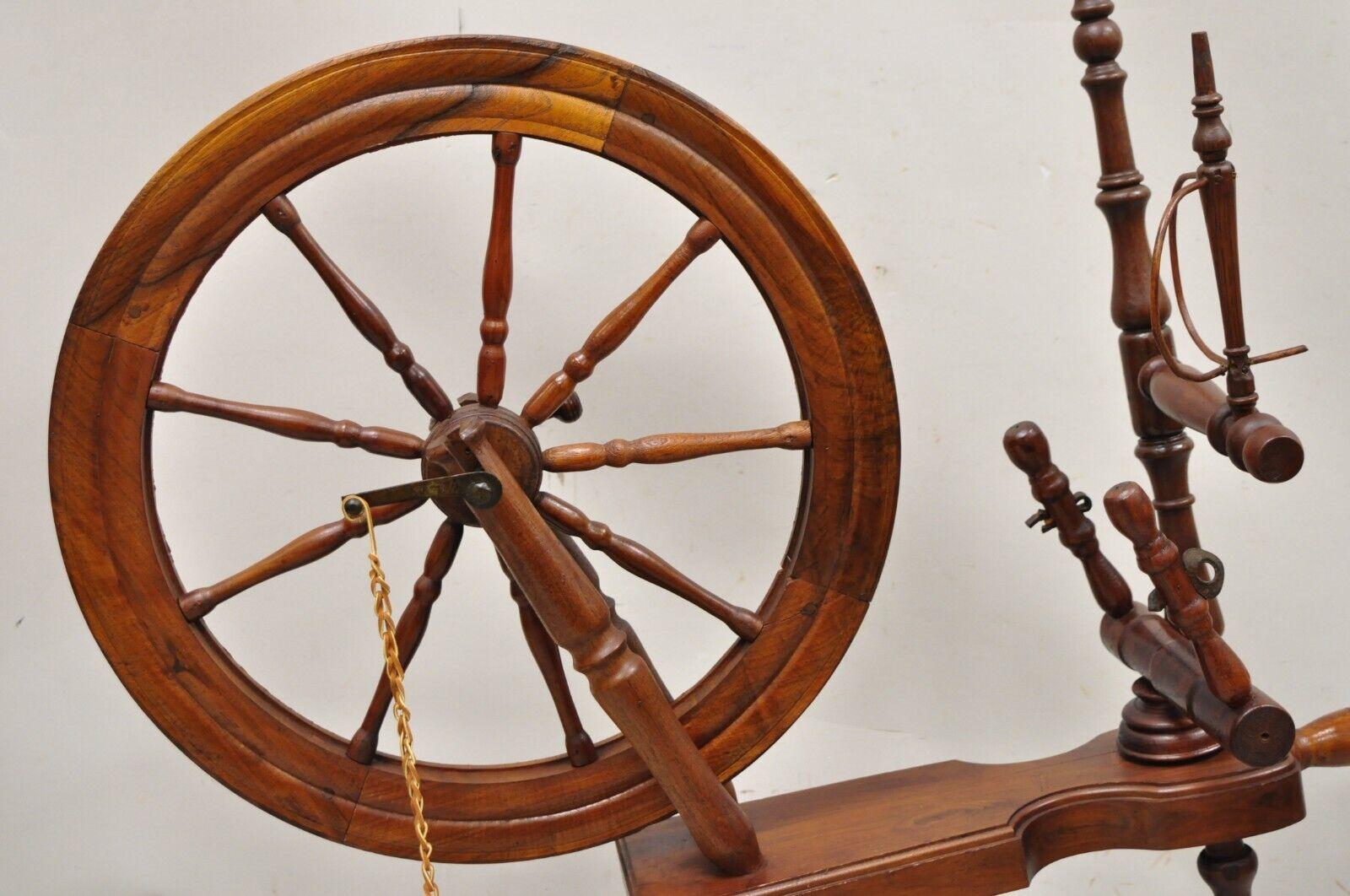 old spinning wheel