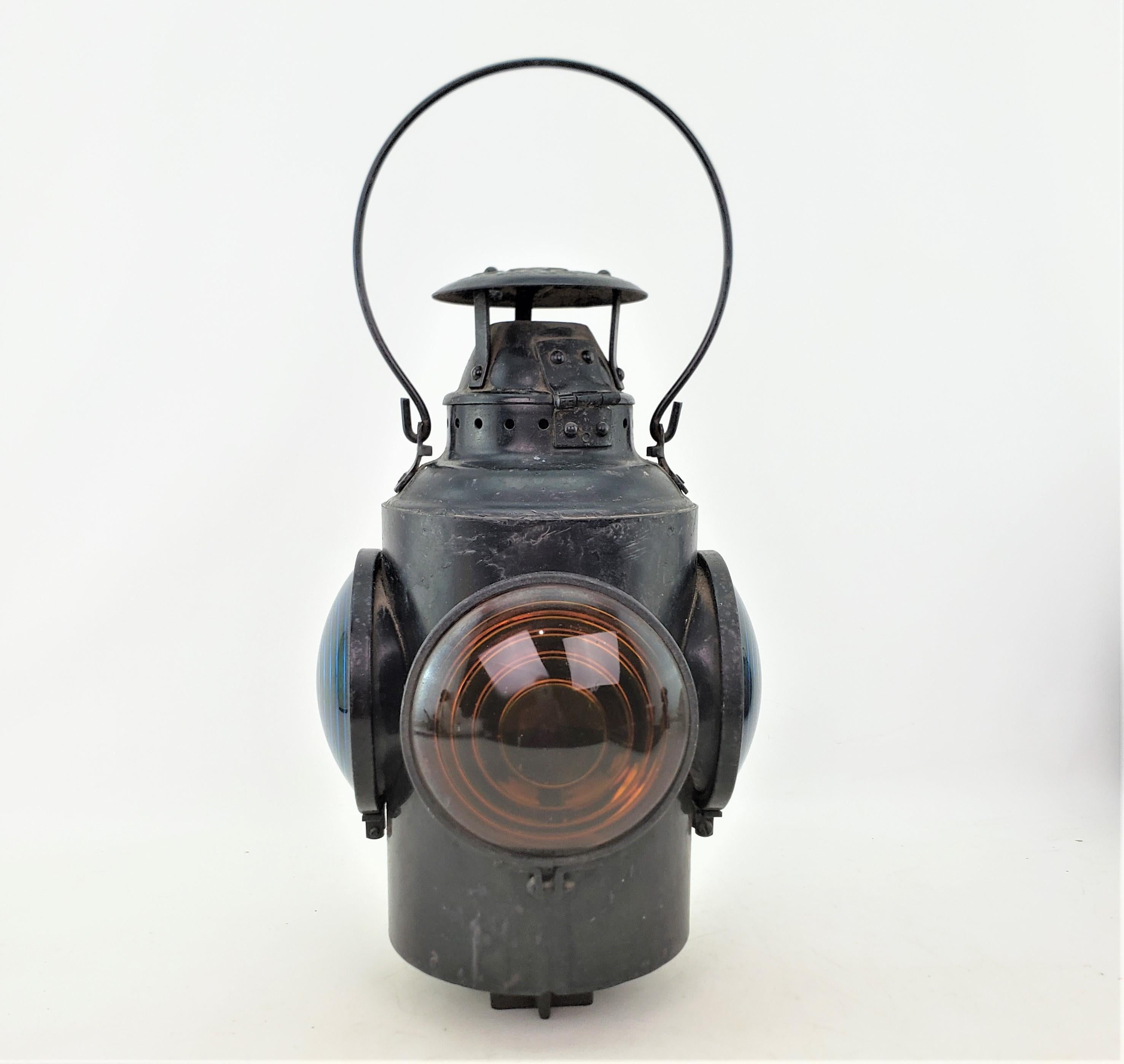 Fait à la machine Ancienne lanterne de signal Piper des Chemins de fer nationaux du Canada en vente