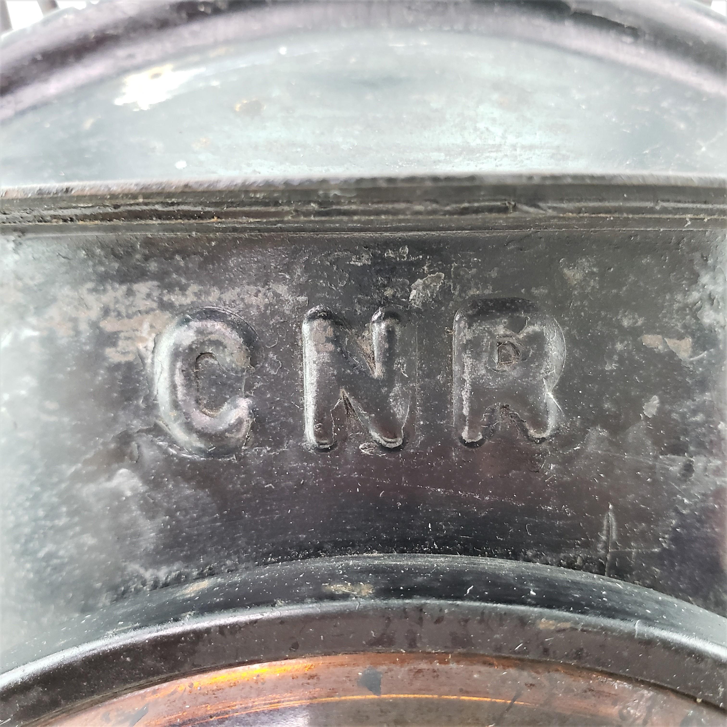 Antike kanadische National Railway Piper Signal-Laterne (Metall) im Angebot