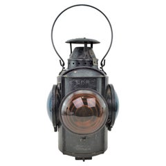 Retro Canadian National Railway Piper Signal Lantern