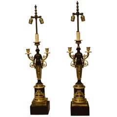 Antique Candelabra Lamps
