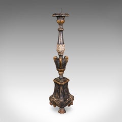 Antique Candle Pricket, English, Ebonised, Candlestick, Centrepiece, Georgian