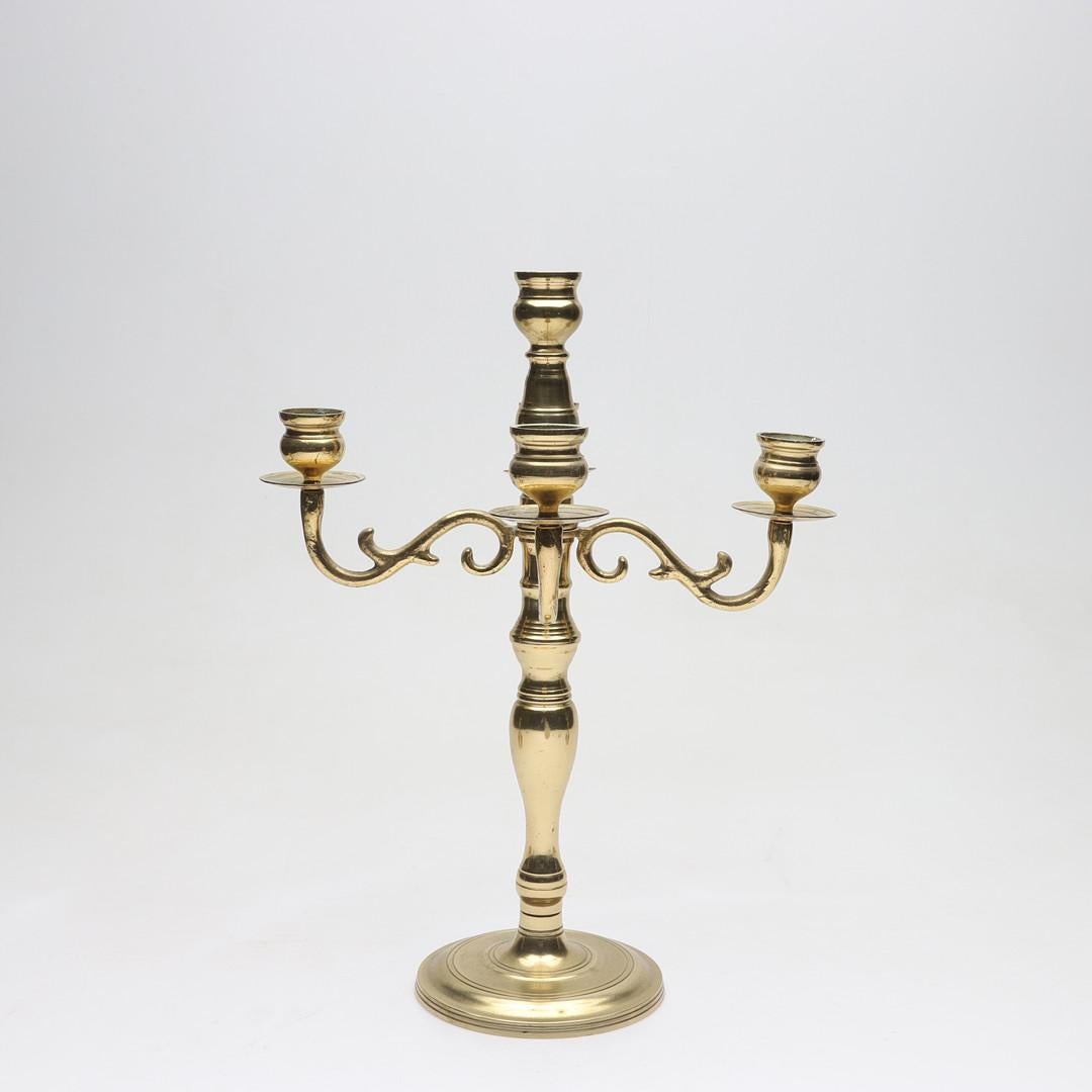 Antike Kerzenständer im Art-Déco-Stil aus Gold, 5er-Set Bronze (Art déco) im Angebot