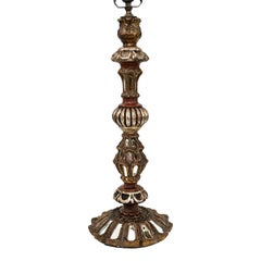 Antike Kerzenleuchter-Lampe