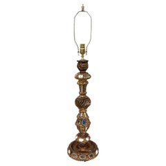 Antike Kerzenleuchter-Lampe