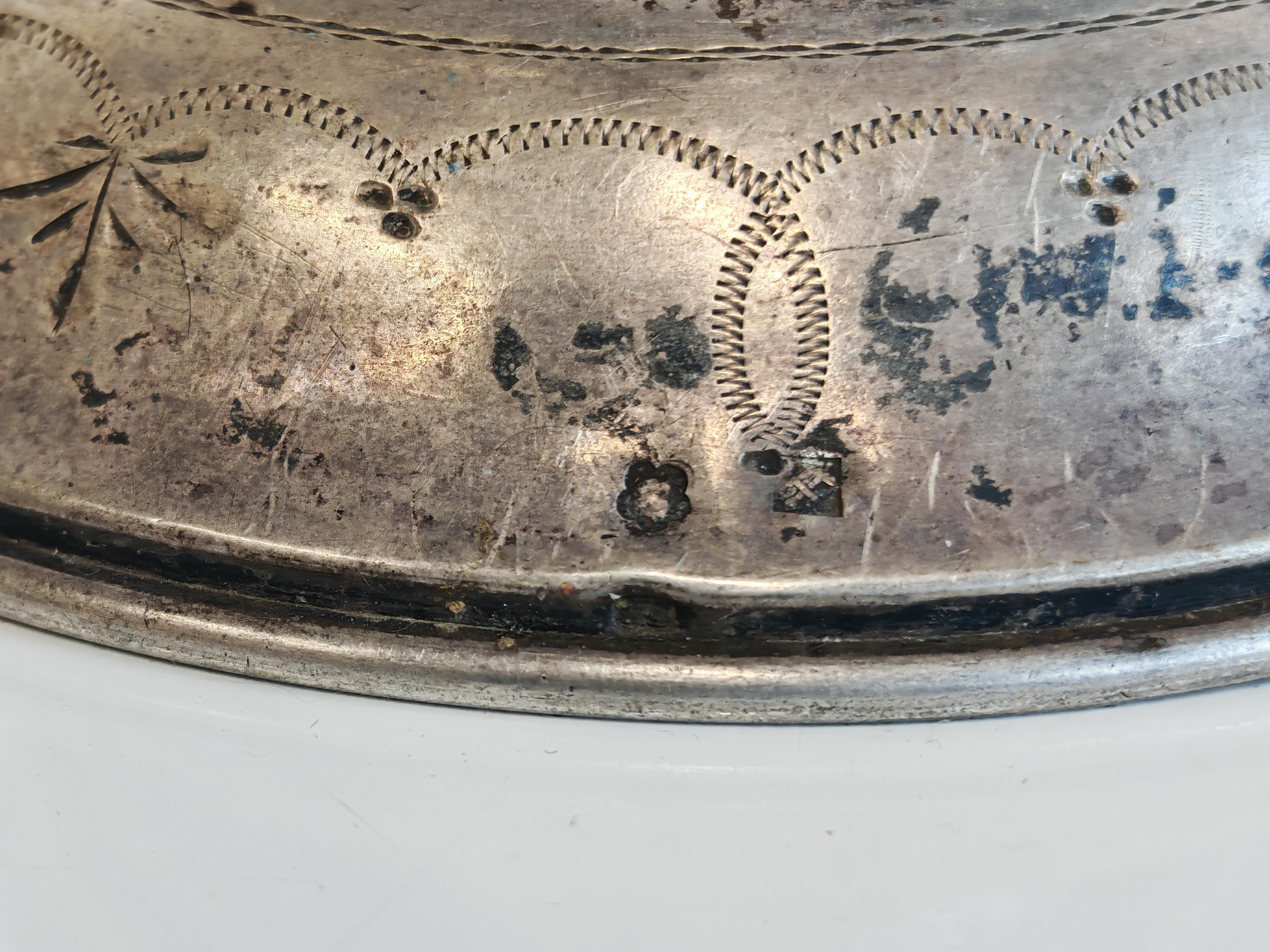 Antico candeliere in argento, Austria, XIX secolo In condizioni buone in vendita a Beograd, RS