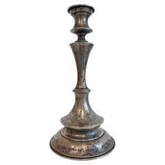 Antique Candlestick in silver, Austria 19th Century