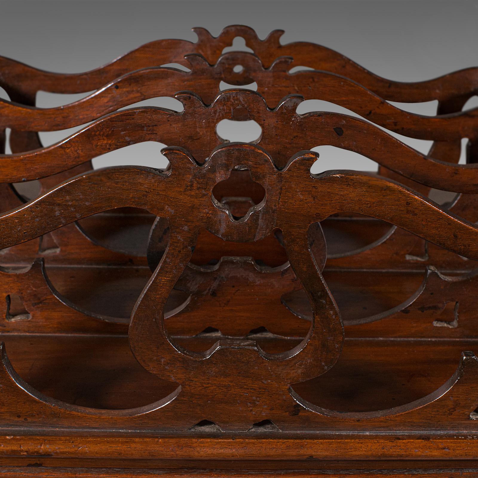 Porte-revues ancien de Canterbury, anglais, porte-revues, victorien, vers 1900 en vente 2
