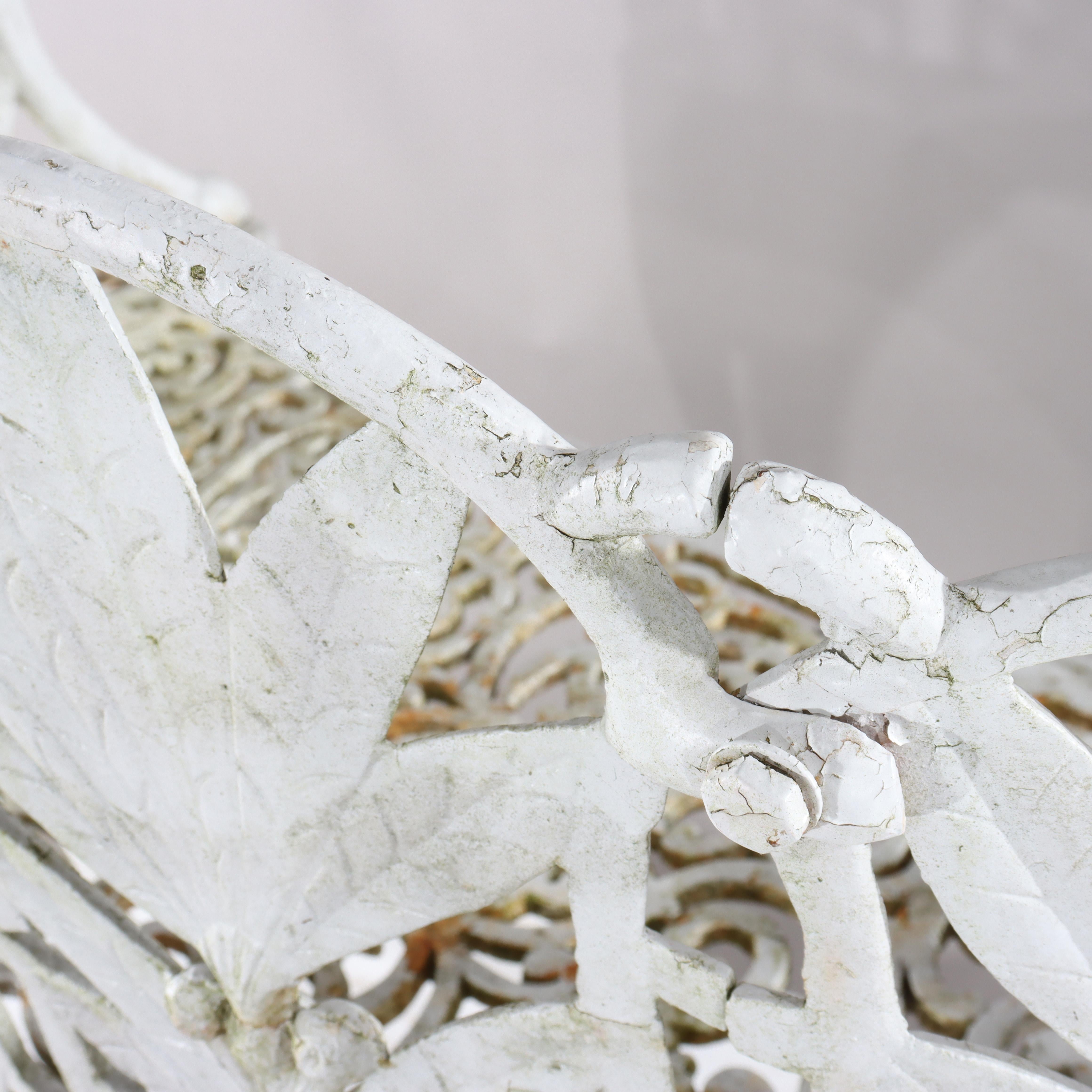 Antica panchina da giardino in ghisa Caolbrookdale a forma di felce C1890 in vendita 6