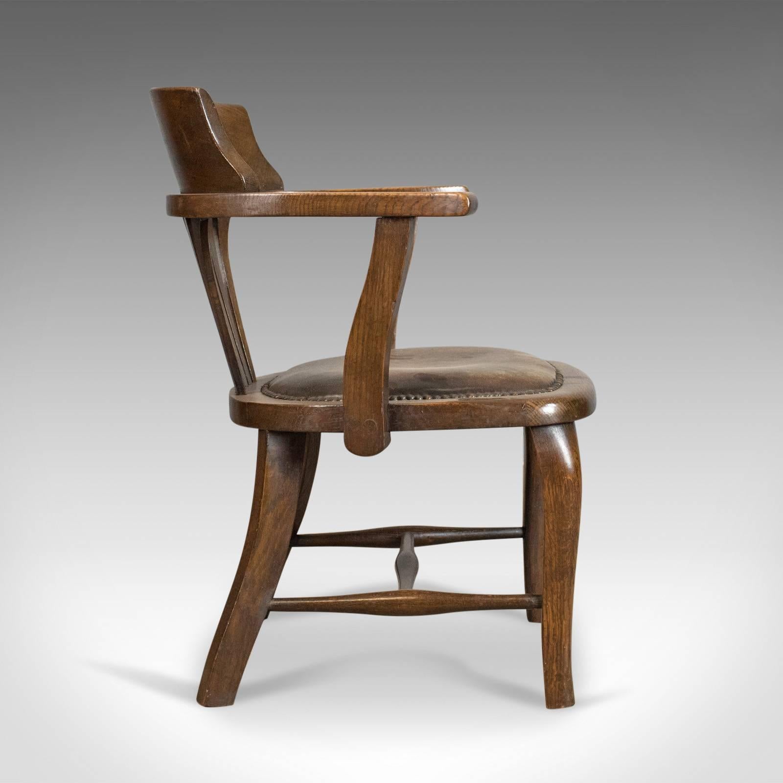 antique captains chair