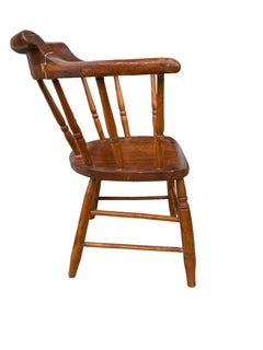 Antique Captains or Smokers Bow back armchair